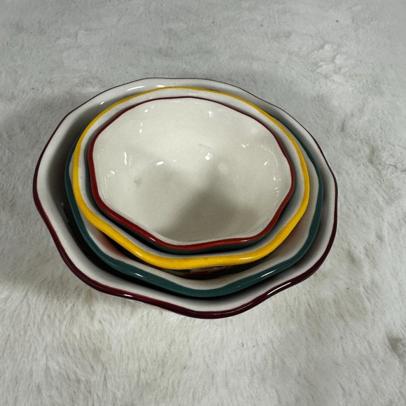 Pioneer Woman Measuring Cups Set | Stackable Ceramic Measuring Cups - Picture 10 of 10